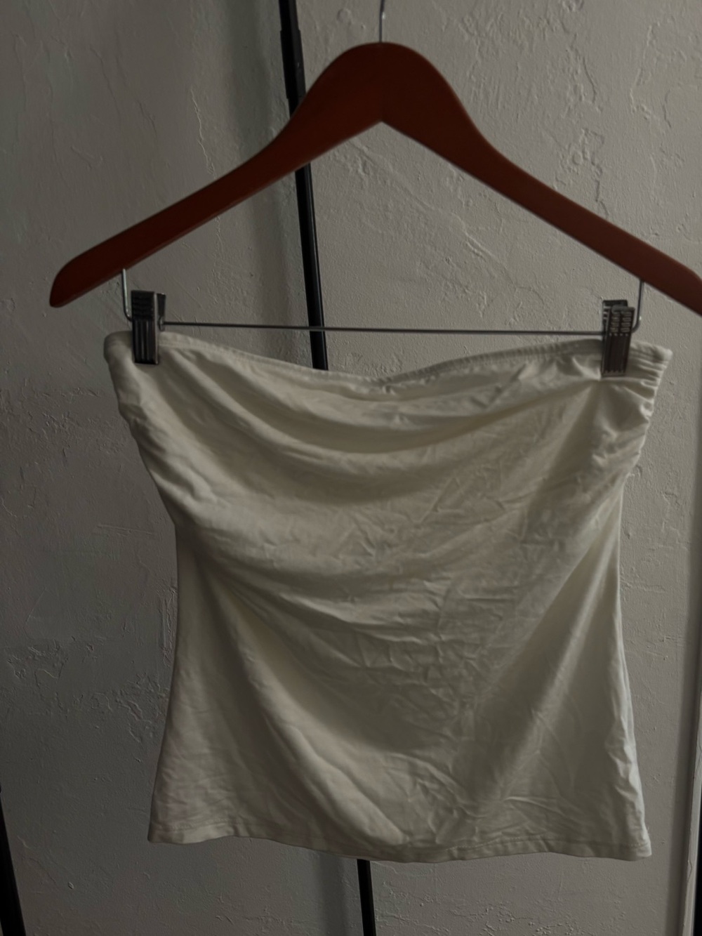 Strapless White Tube Dress